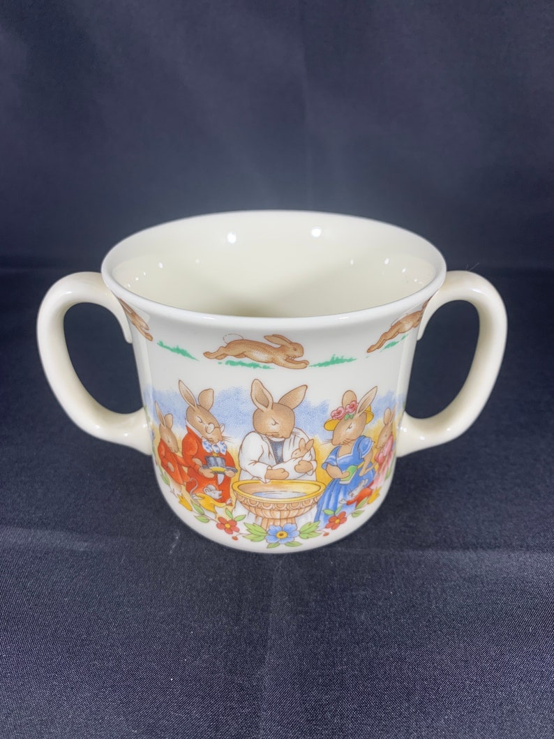 Royal Doulton Bunnykins Christening Mug Etsy