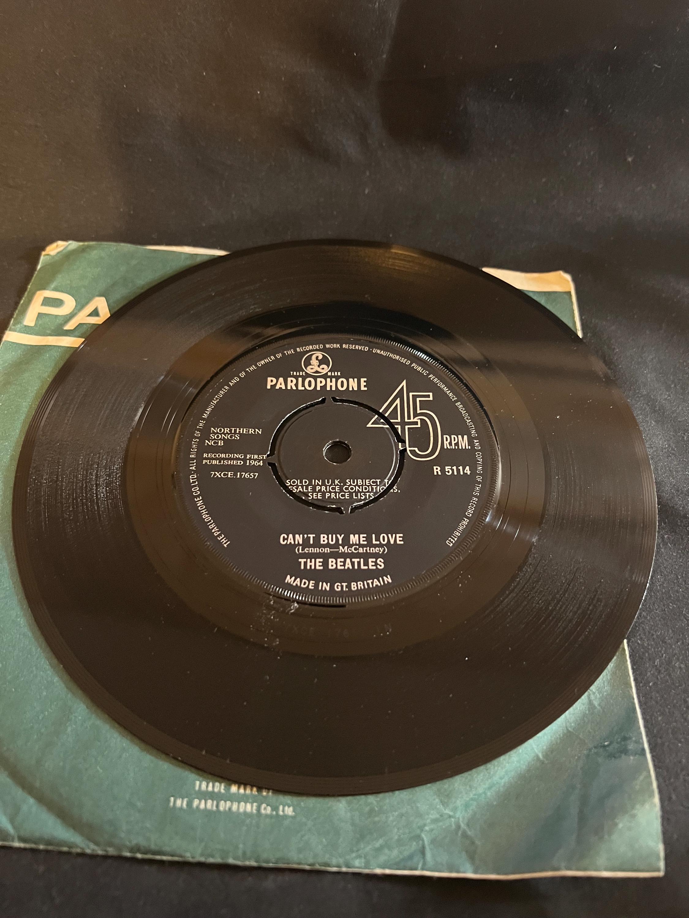 The Beatles, Can't Buy Me Love, 7” Vintage Vinyl Record - Etsy