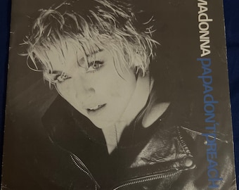 Madonna - Papa Don't Preach / Pretender 7' Single 45 RPM Vinyl