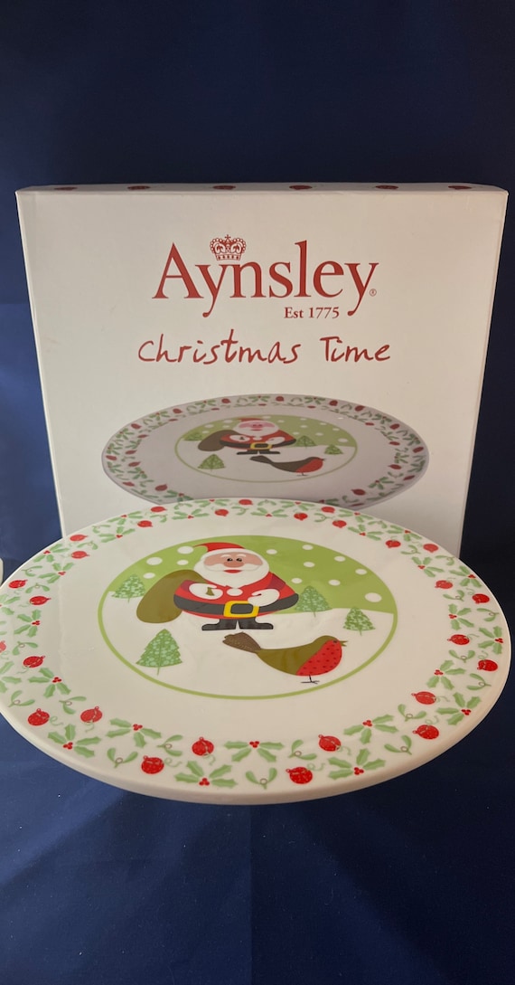 エインズレイ　Aynsley bone china ケーキスタンド　クリスマス エインズレイ Aynsley bone china ケーキスタンド クリスマス - メルカリ