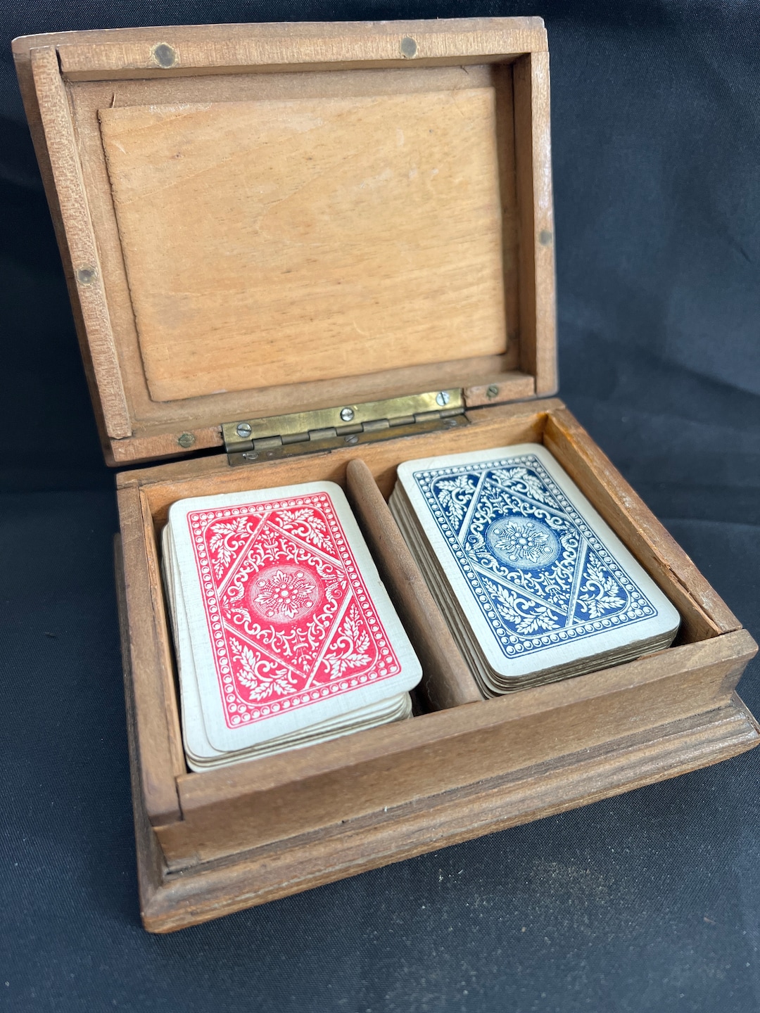 Boxed Vintage Miniature Playing Cards Etsy