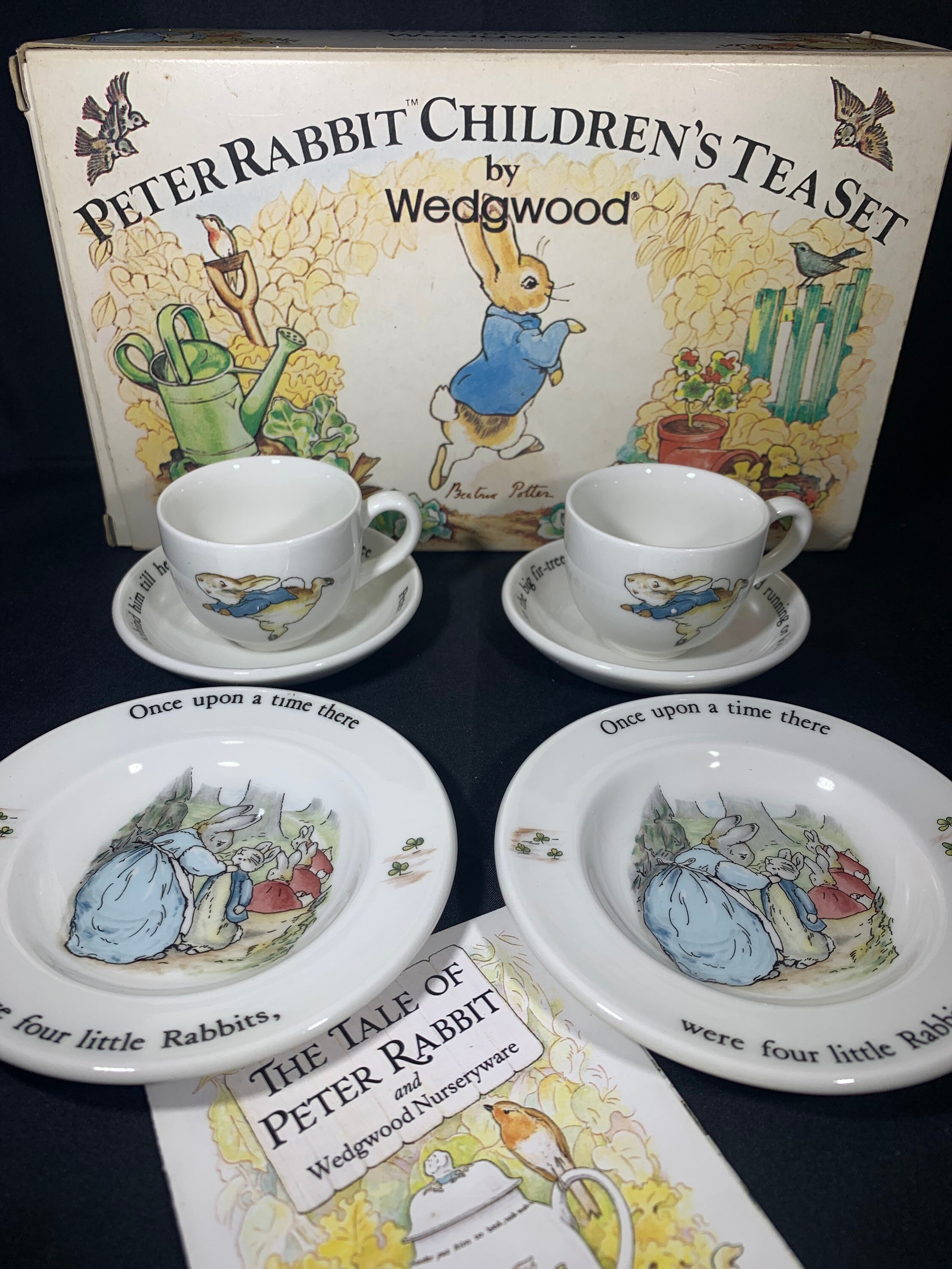 Wedgwood Peter Rabbit Childrens Tea Set Etsy