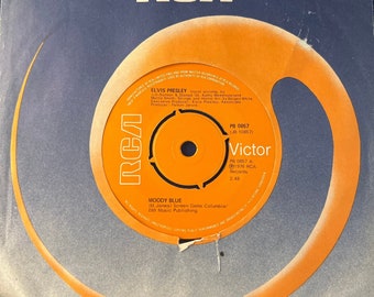 Elvis Presley, Moody Blue, sencillo de vinilo de 7”