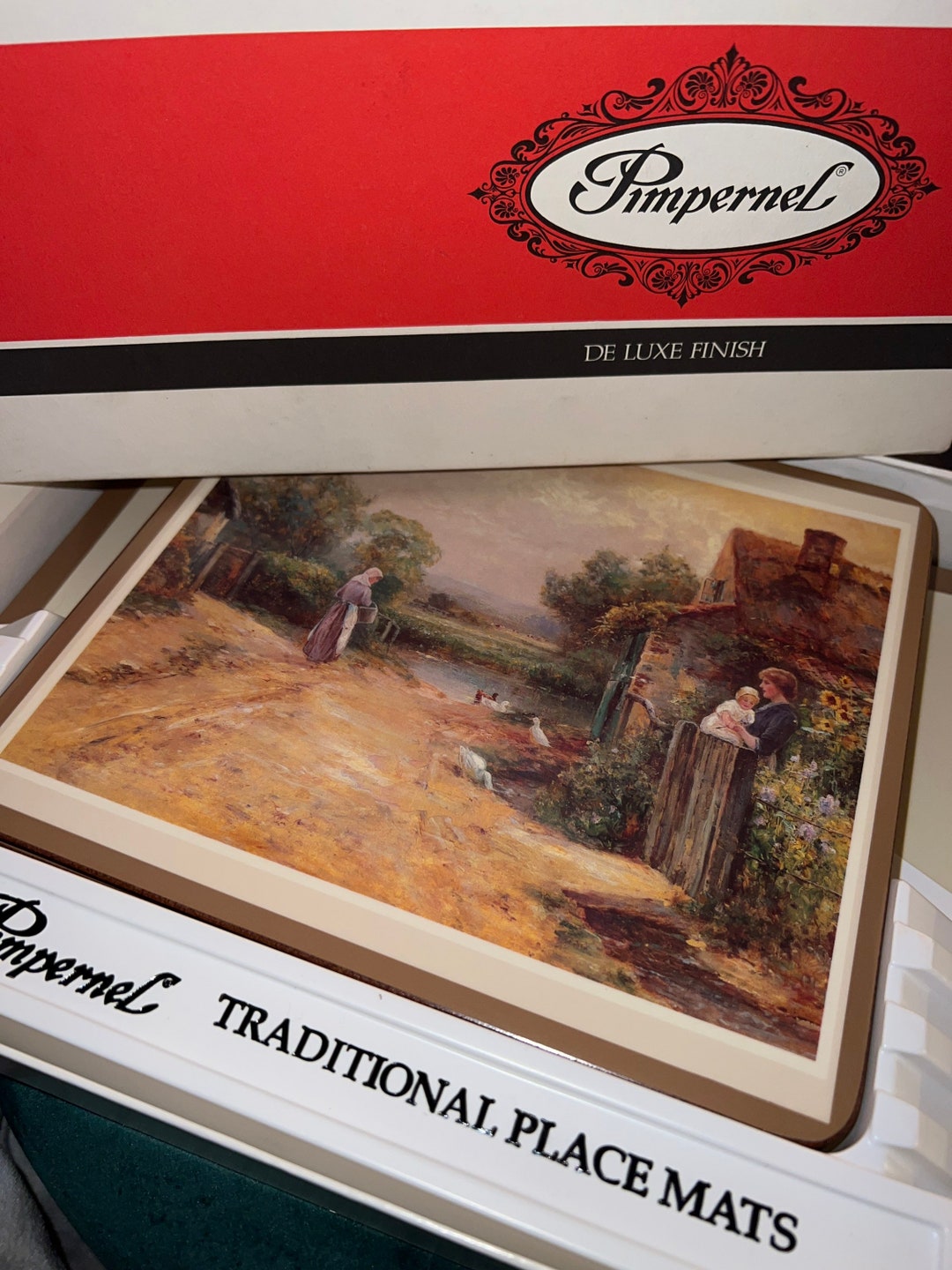 Pimpernel, Traditional Placemats, Country Life Etsy