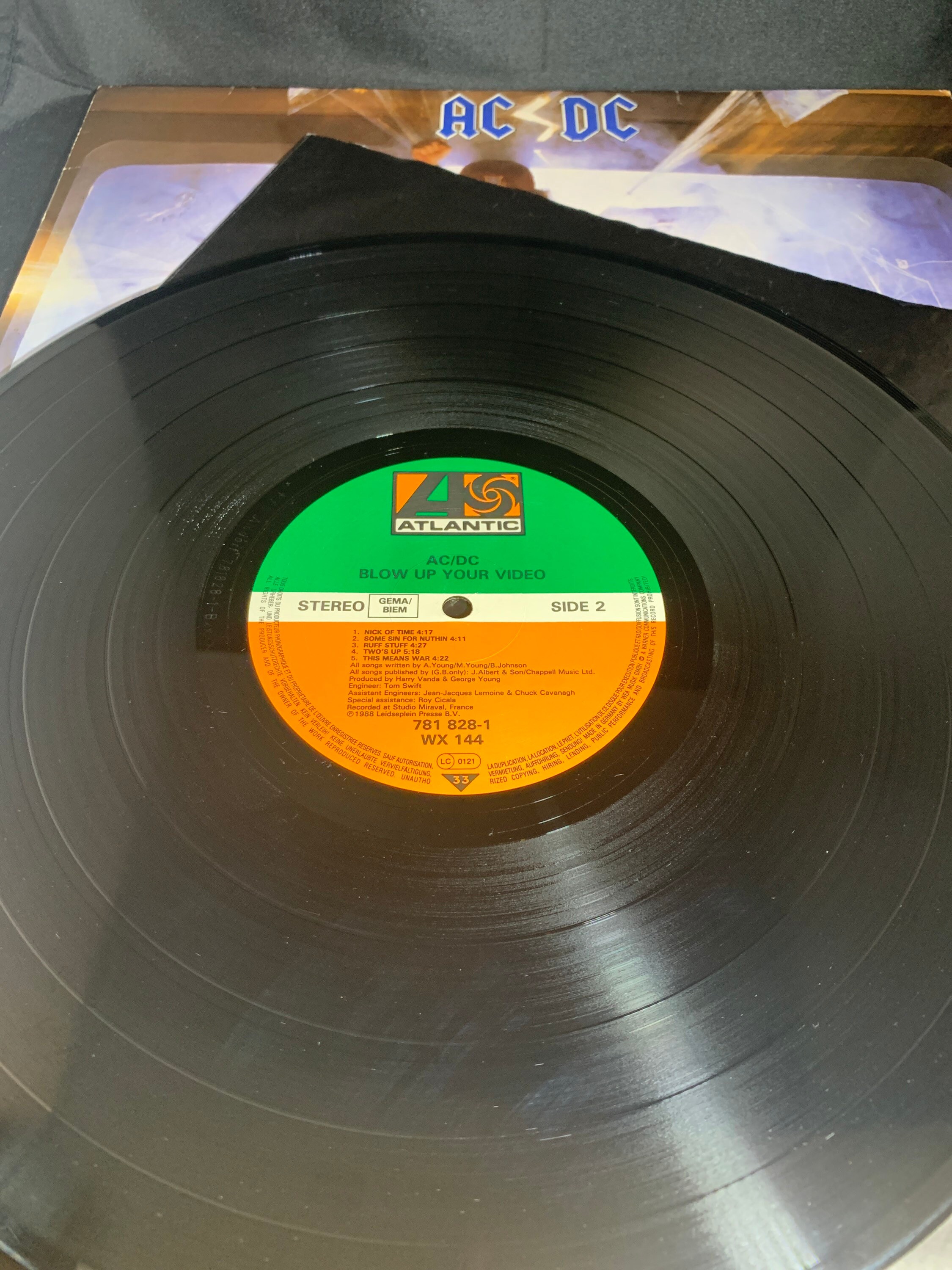 AC/DC - Blow Up Your Video アナログLPレコード国内盤 見本超美盤【AC/DC BLOW UP YOUR VIDEO】プロモ盤 LP