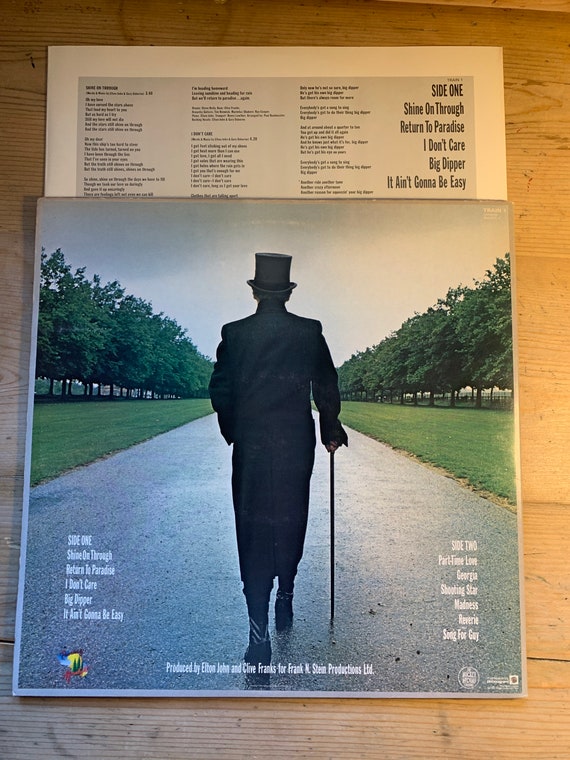 Elton John, A Single Man - Etsy