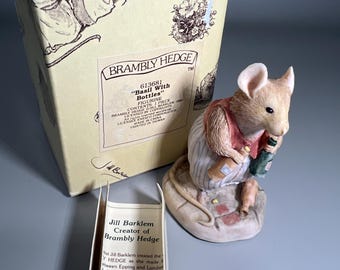Rare Brambly Hedge Figurine Set – Enesco Wilfred & Primrose