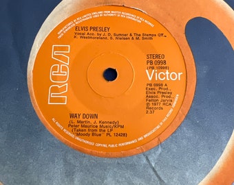 Elvis Presley, Way Down, vinyl 7” single