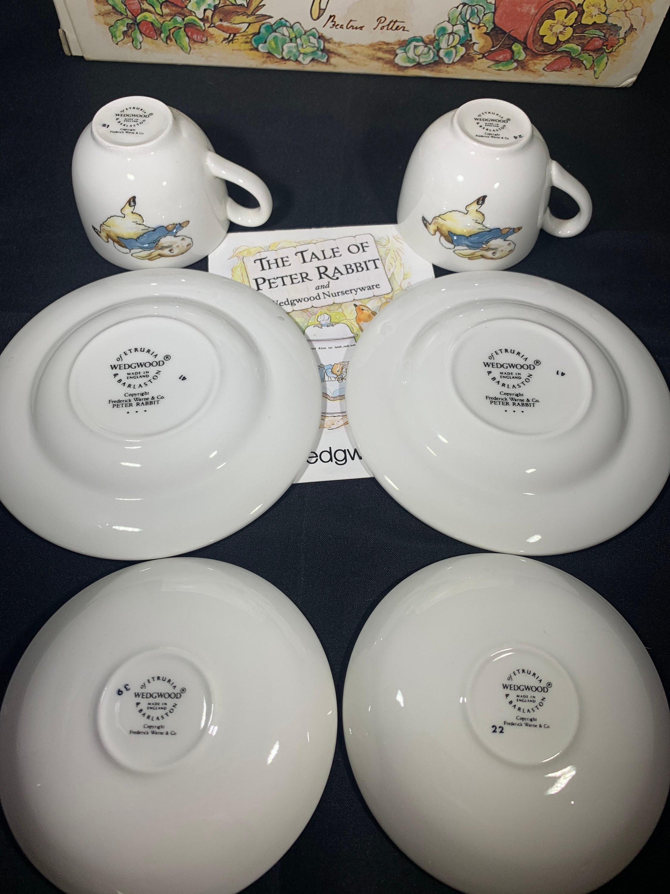 Wedgwood Peter Rabbit Childrens Tea Set Etsy