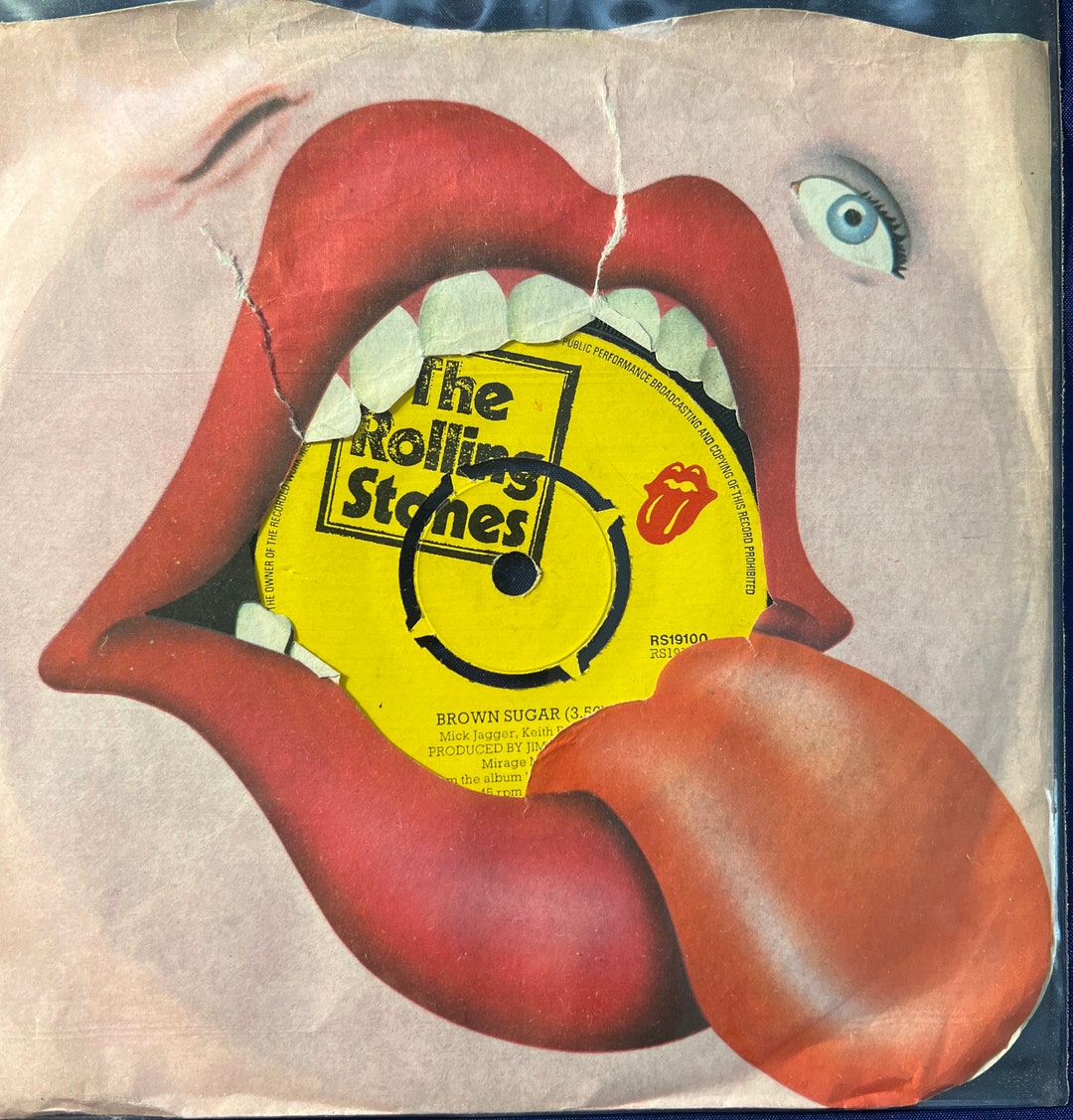 The Rolling Stones Brown Sugar 7インチ スペイン The Rolling Stones, Brown Sugar, 7” Vinyl Single - Etsy Israel