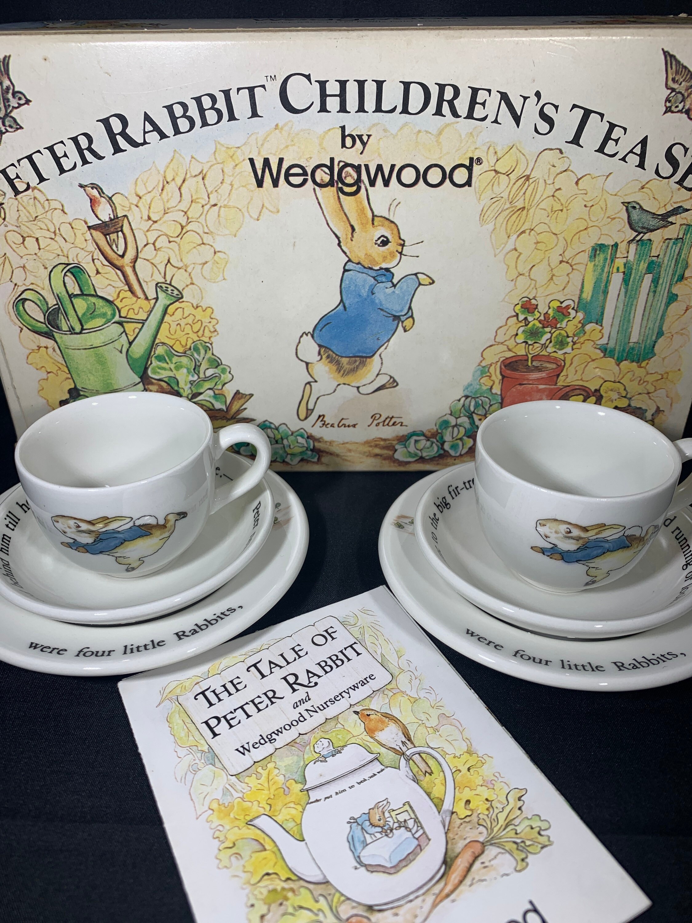 Wedgwood Peter Rabbit Childrens Tea Set Etsy