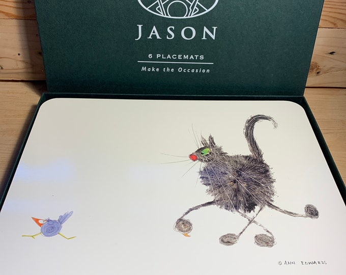 Jason Cat Placemats Etsy