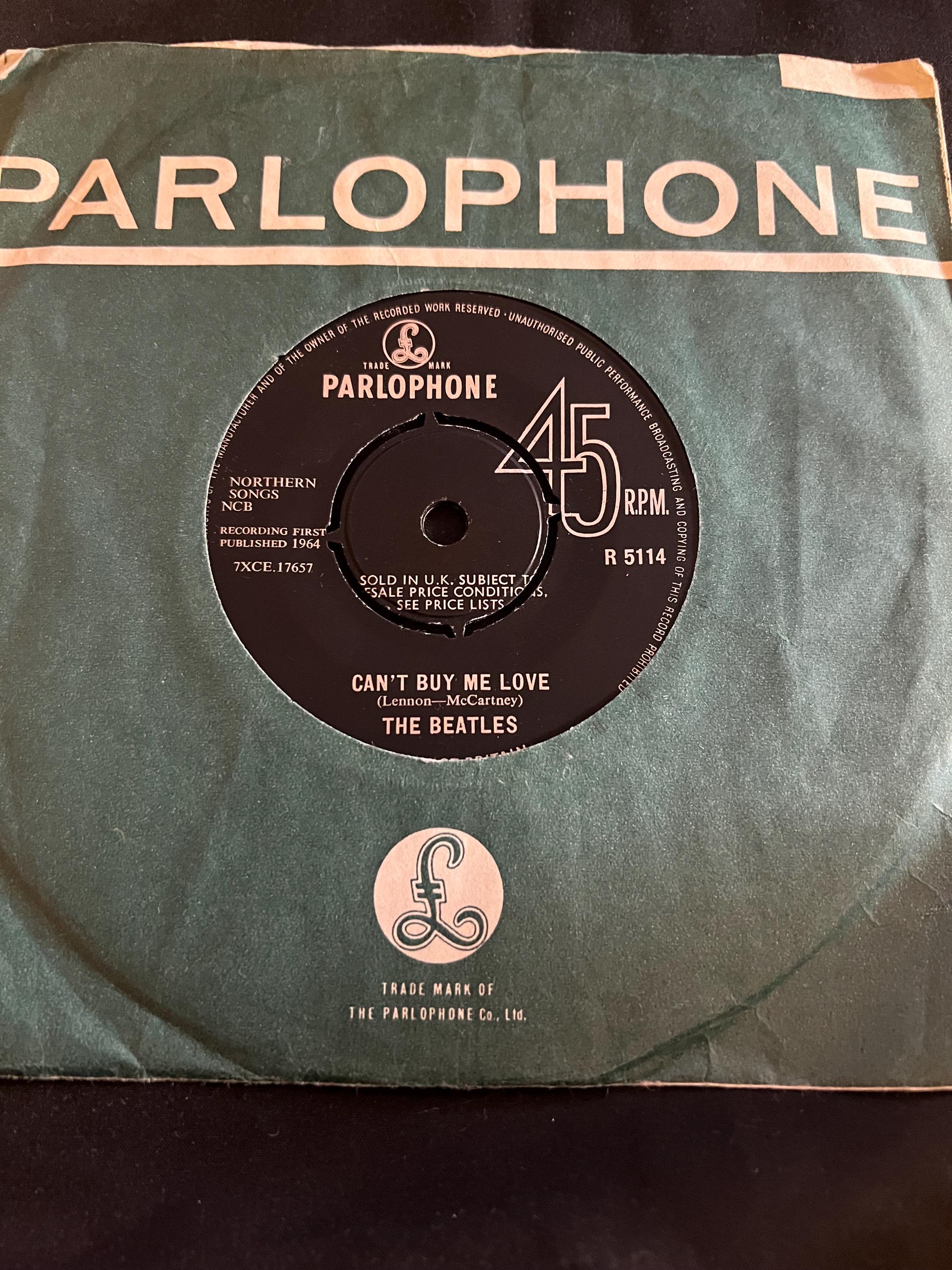 The Beatles, Can't Buy Me Love, 7” Vintage Vinyl Record - Etsy