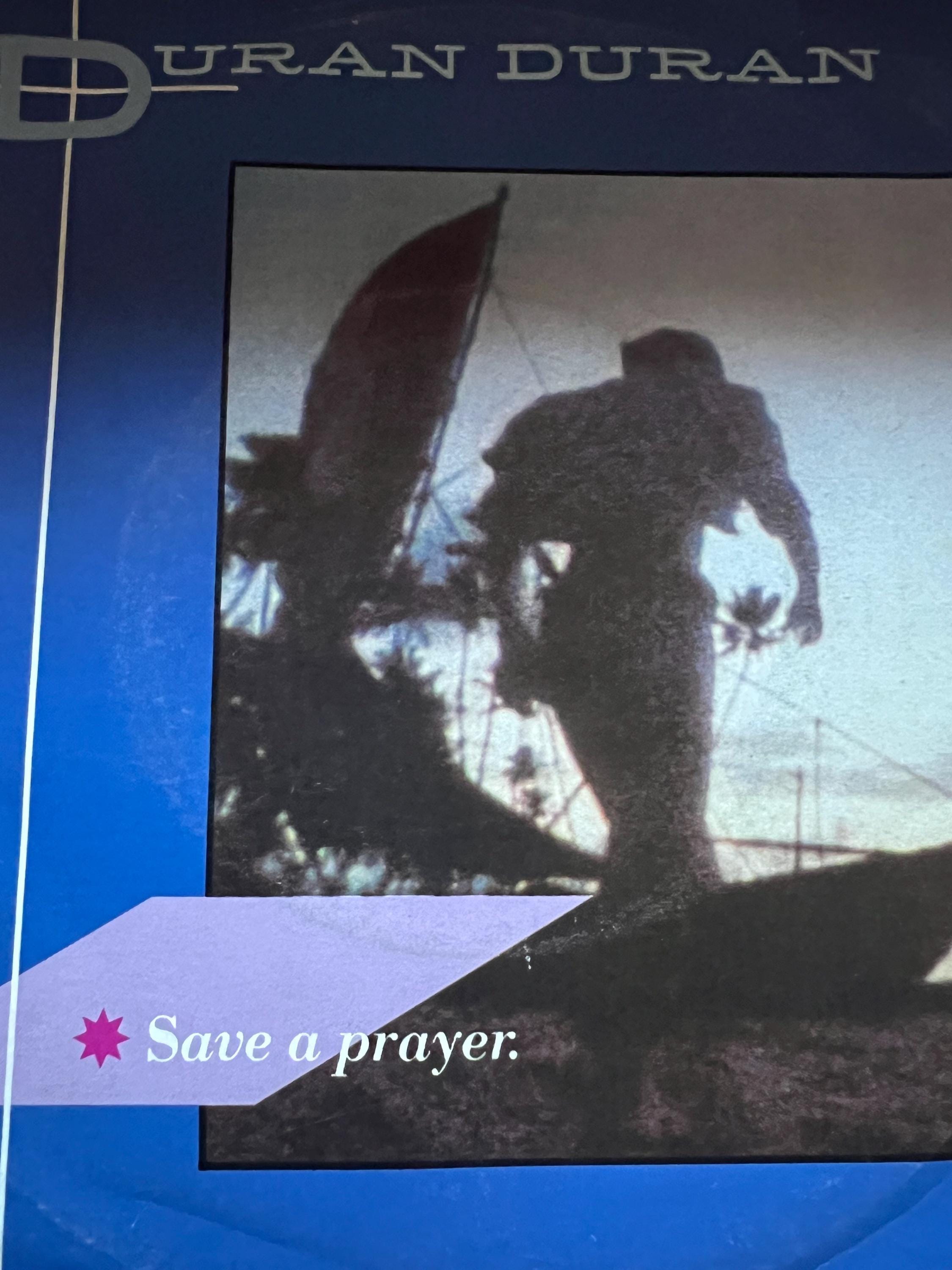 Duran Duran, Save a Prayer, Vintage Vinyl 7” Single Record - Etsy