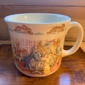 Royal Doulton, Vintage, Bunnykins Christening Mug