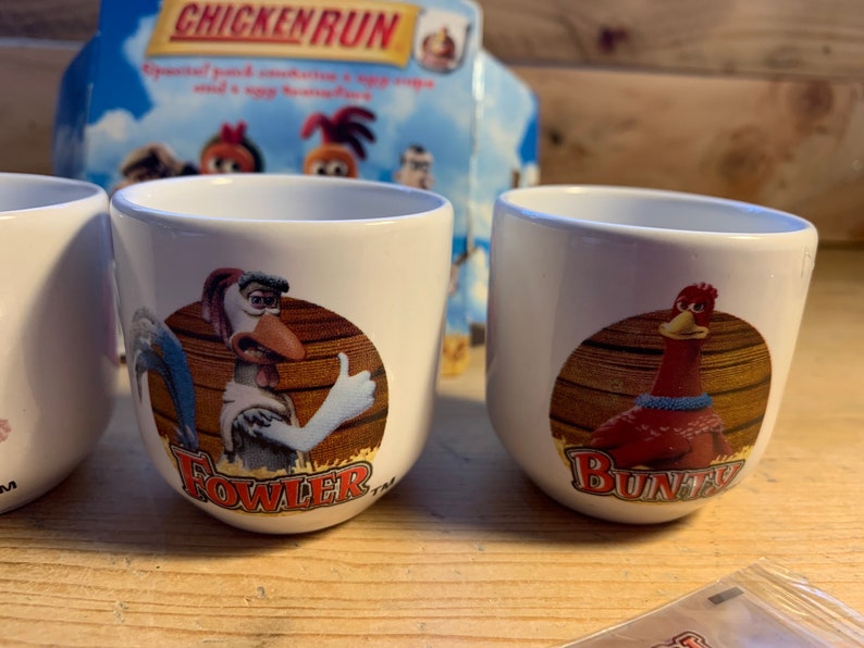 Wallace and Gromit Chicken Run Egg Cups Etsy Israel