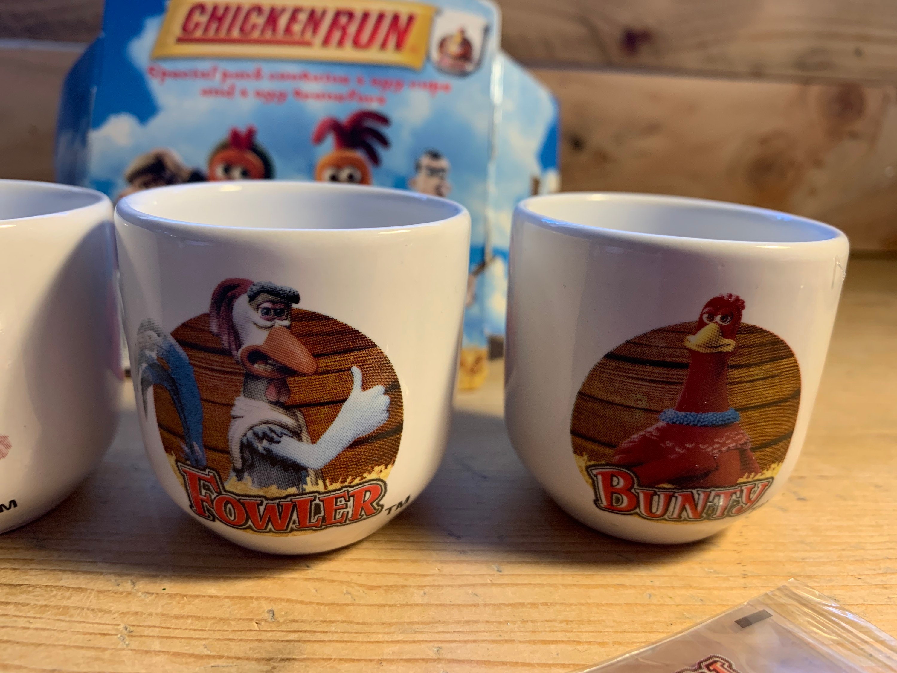 Wallace and Gromit Chicken Run Egg Cups Etsy UK