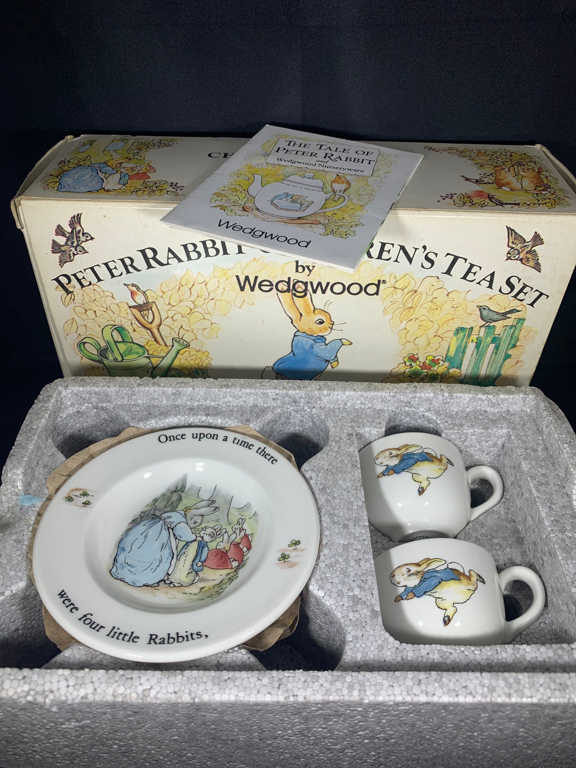 Wedgwood Peter Rabbit Childrens Tea Set Etsy