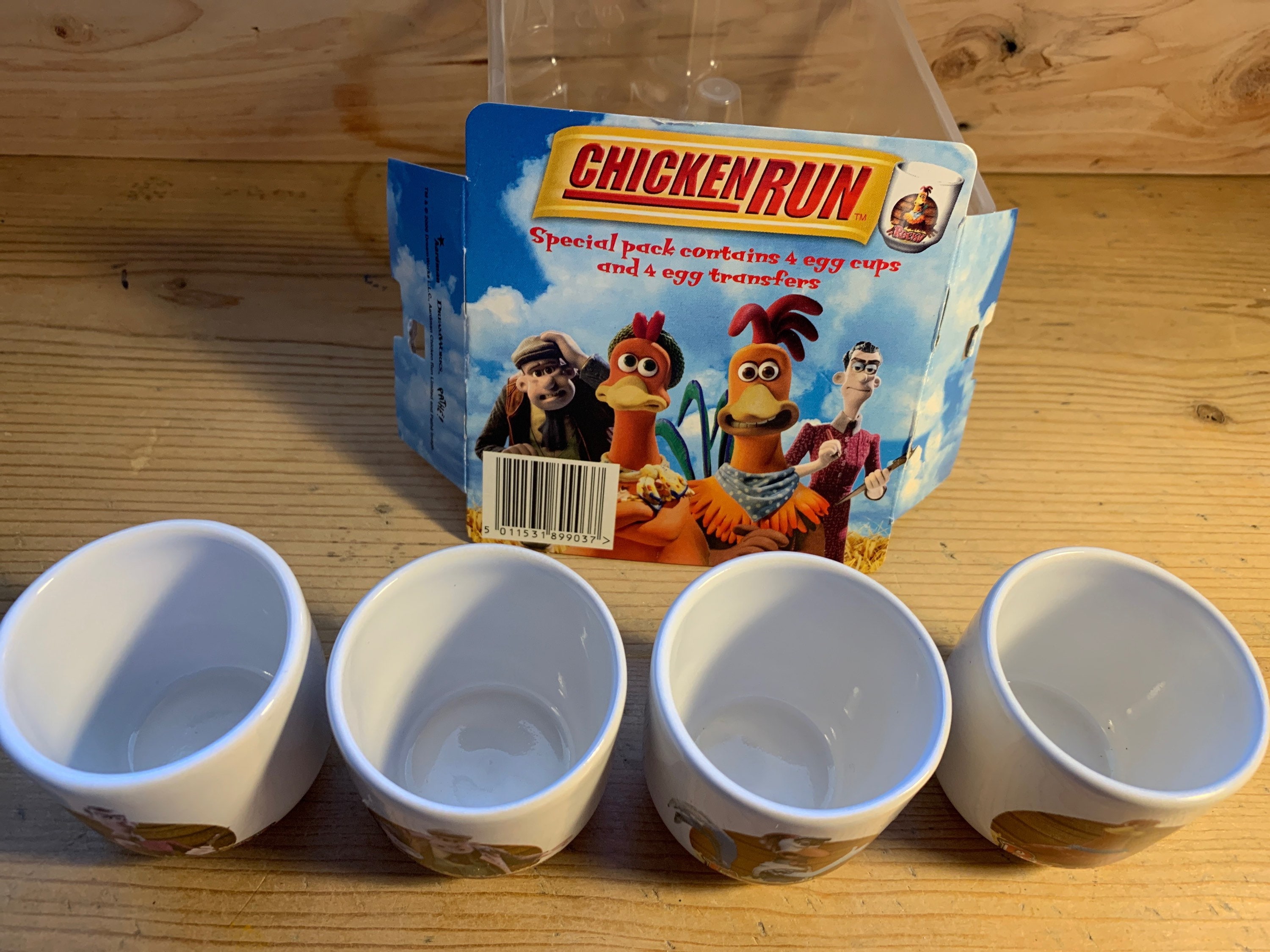 Wallace and Gromit Chicken Run Egg Cups Etsy UK