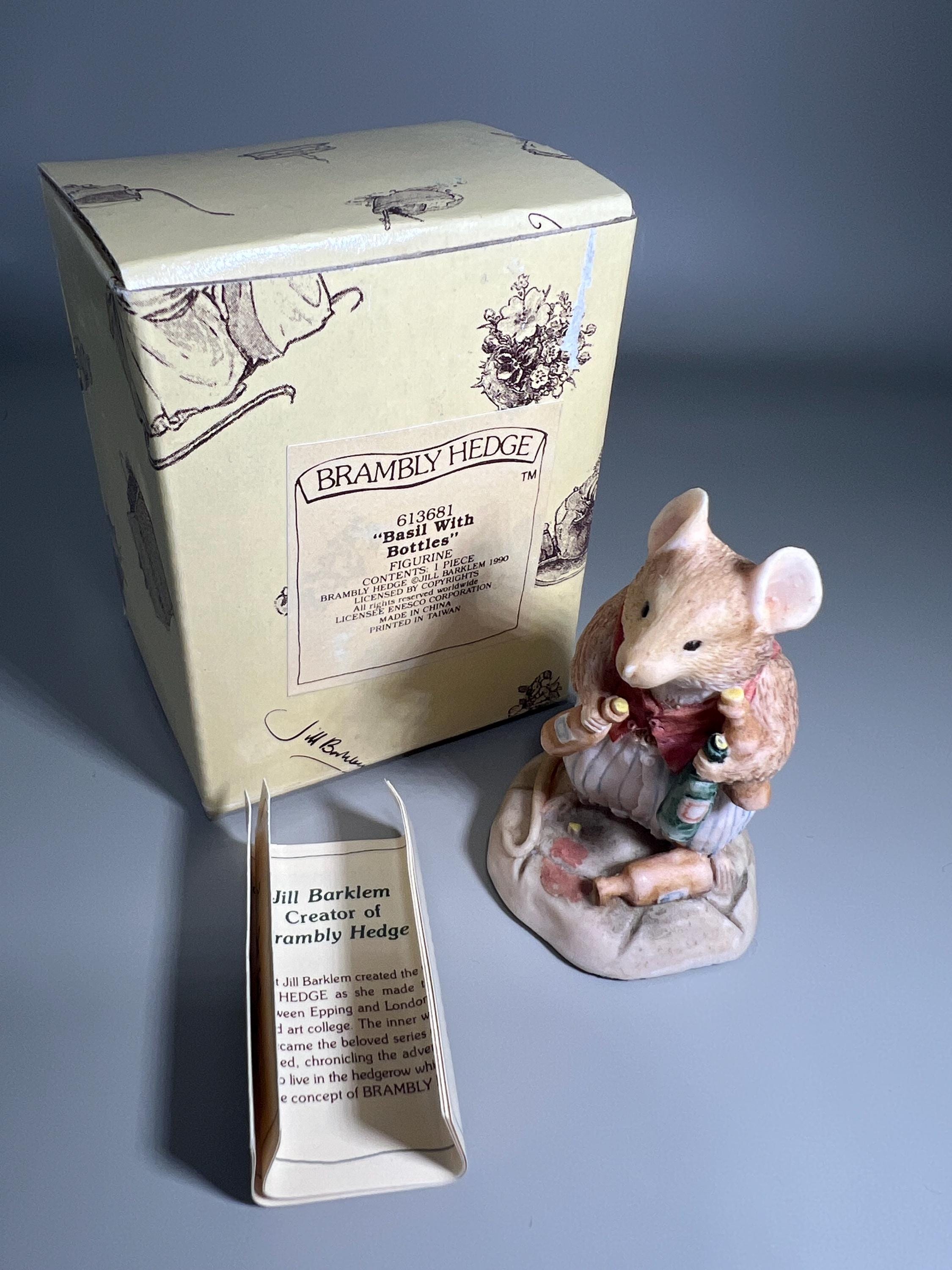   Brambly Hedge 花瓶 Brambly Hedge Basil with Bottles 置物 【公式通販】