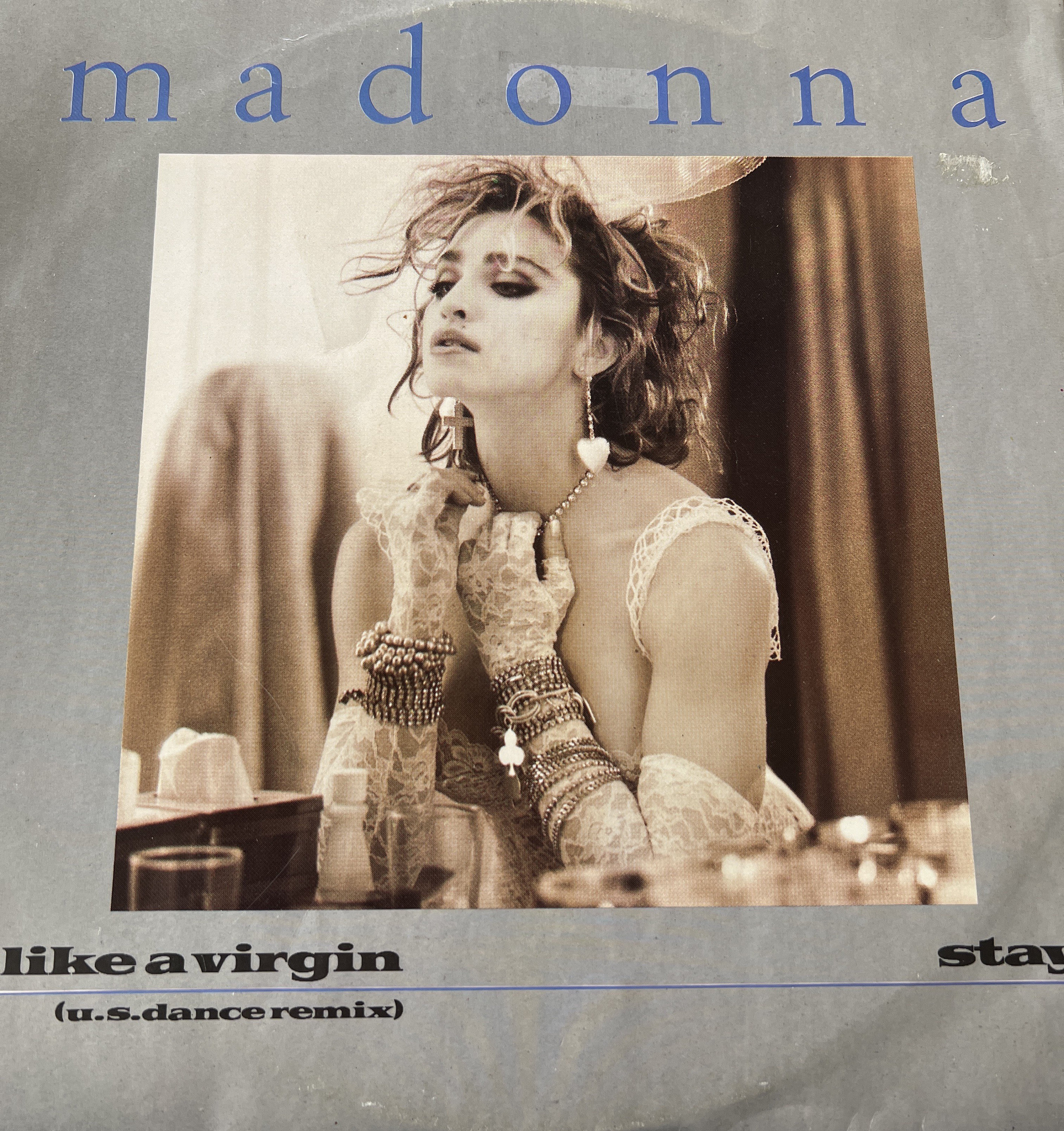 マドンナ　LIKE A VIRGIN　スペイン盤 12”シングルレコード マドンナ LIKE A VIRGIN スペイン盤 12”シングルレコード