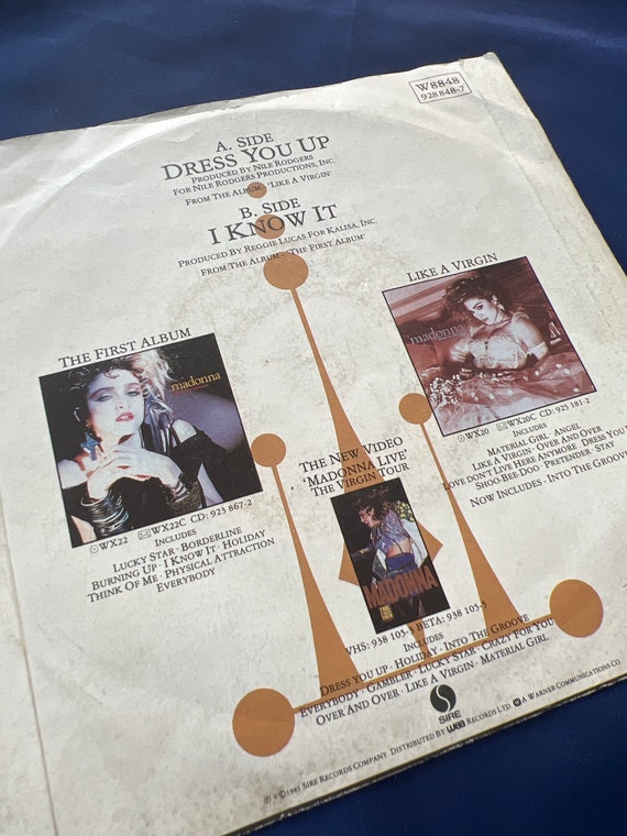 Madonna, Dress You Up, Vinyl 7” Single - Etsy