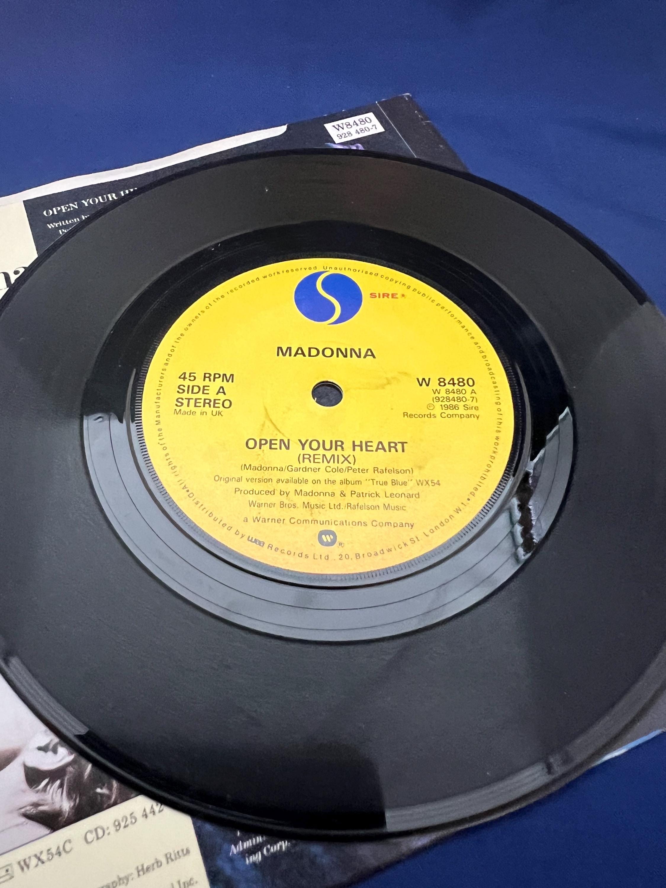 Madonna, Open Your Heart, Vintage Vinyl 7” Single Record - Etsy