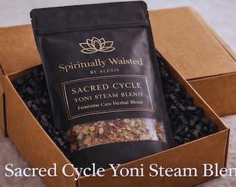 Biologische Yoni-stoommix | Herbal V Steam voor vrouwelijke zelfzorg en baarmoederritueel