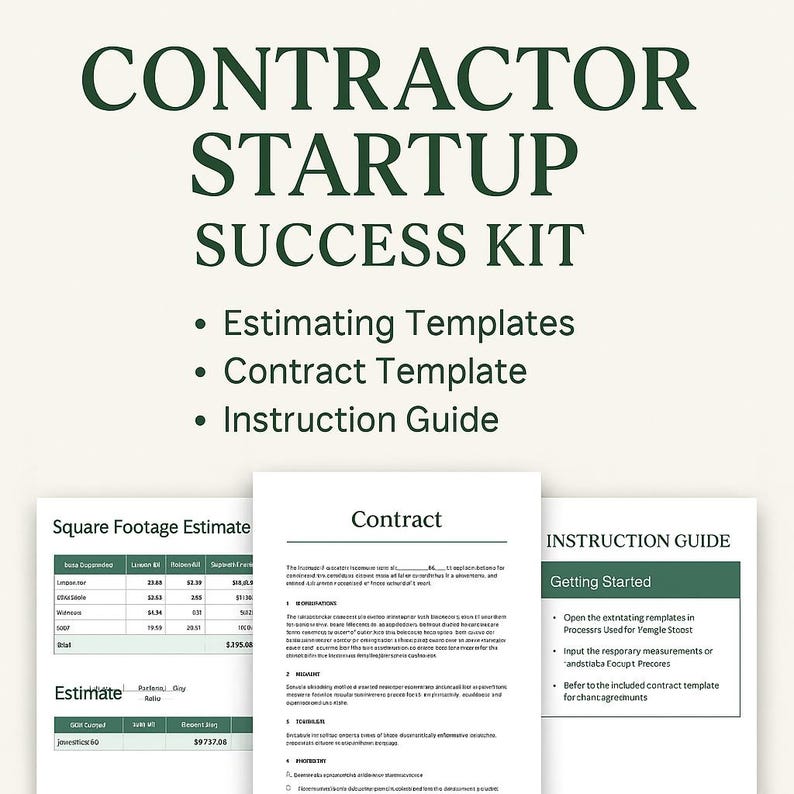 Contractor Spreadsheet Template | Bookkeeping | Client Tracker ...