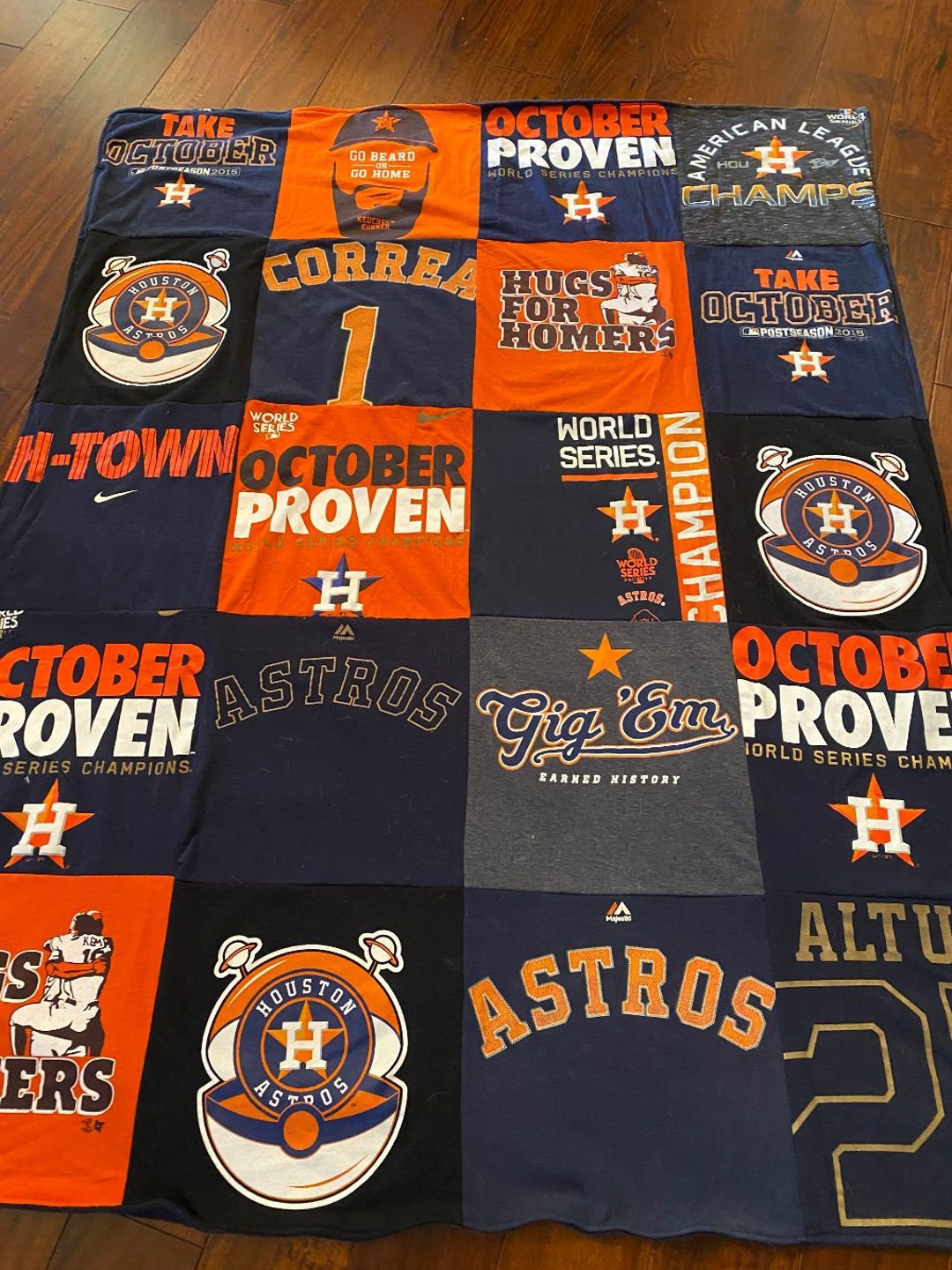 Custom T-shirt Quilt, T-shirt blanket