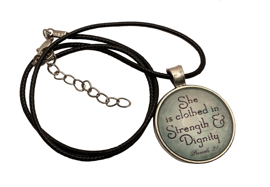 Strong Woman Necklace Etsy