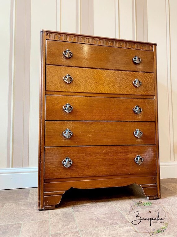 Antique 5 cheap drawer chest