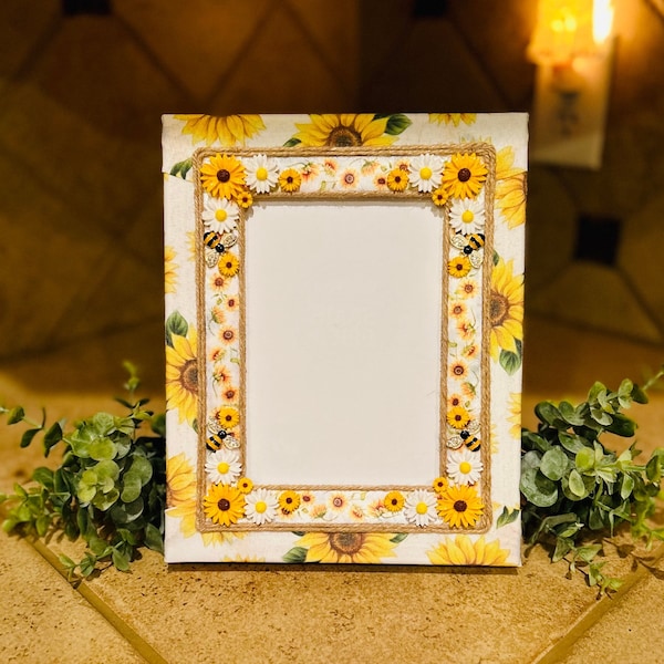 Sunflower Bumblebee picture frame