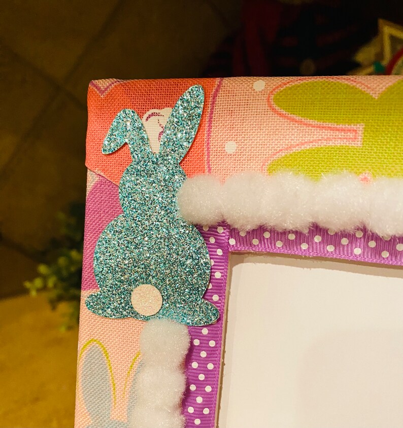 Easter Frame Rabbit Easter Bunny Picture Frame - Etsy