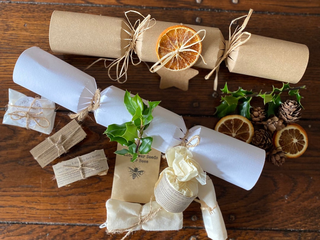 DIY Plastic Free Christmas Cracker Kit With Eco Fillers and Plantable ...