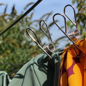 Stainless Steel Clothes Pegs I Plastic Free Laundry Pegs I Eco Friendly I Zero Waste