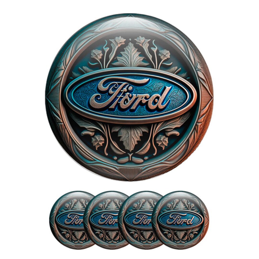 Ford Domed Logo Car Wheel Center Hub Emblem ,4pcs Set All Sizes