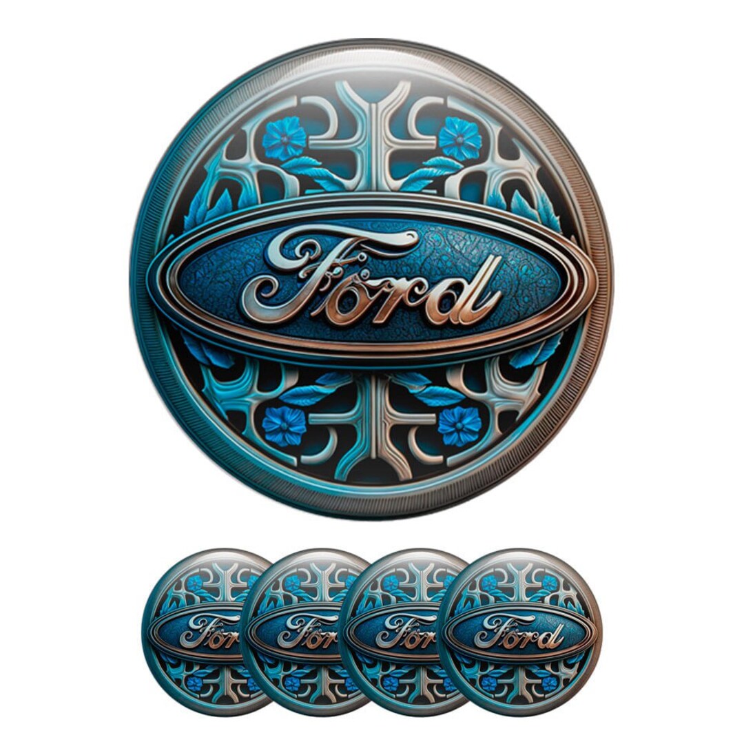 Ford Domed Logo Car Wheel Center Hub Emblem ,4pcs Set All Sizes
