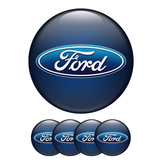 Ford Domed Logo Car Wheel Center Hub Emblem 4pcs Set All Etsy