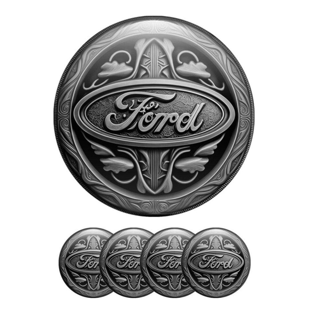 Ford Domed Logo Car Wheel Center Hub Emblem ,4pcs Set All Sizes