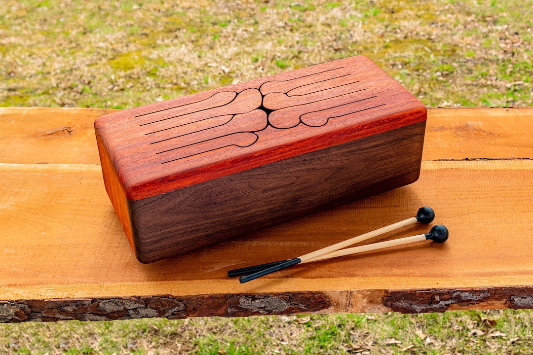 Premium 10key Wooden Tongue Drum Xylodrum Padauk / Black Etsy