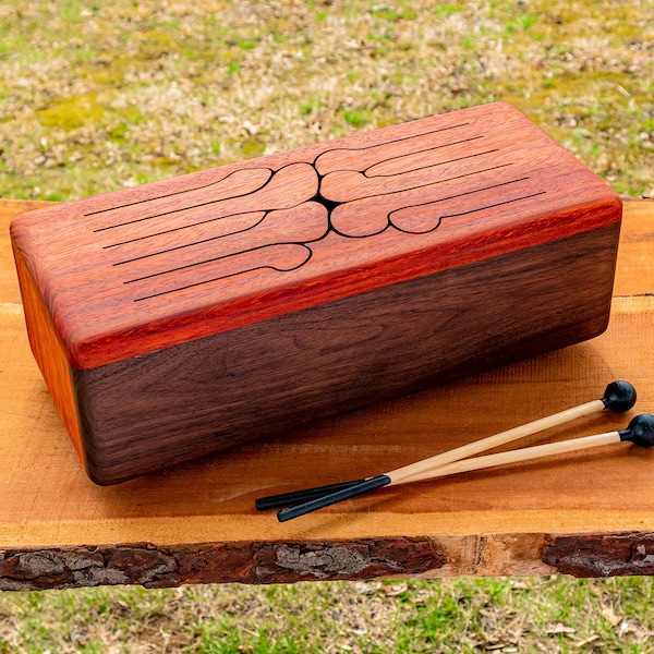 Wooden Tongue Drum Etsy