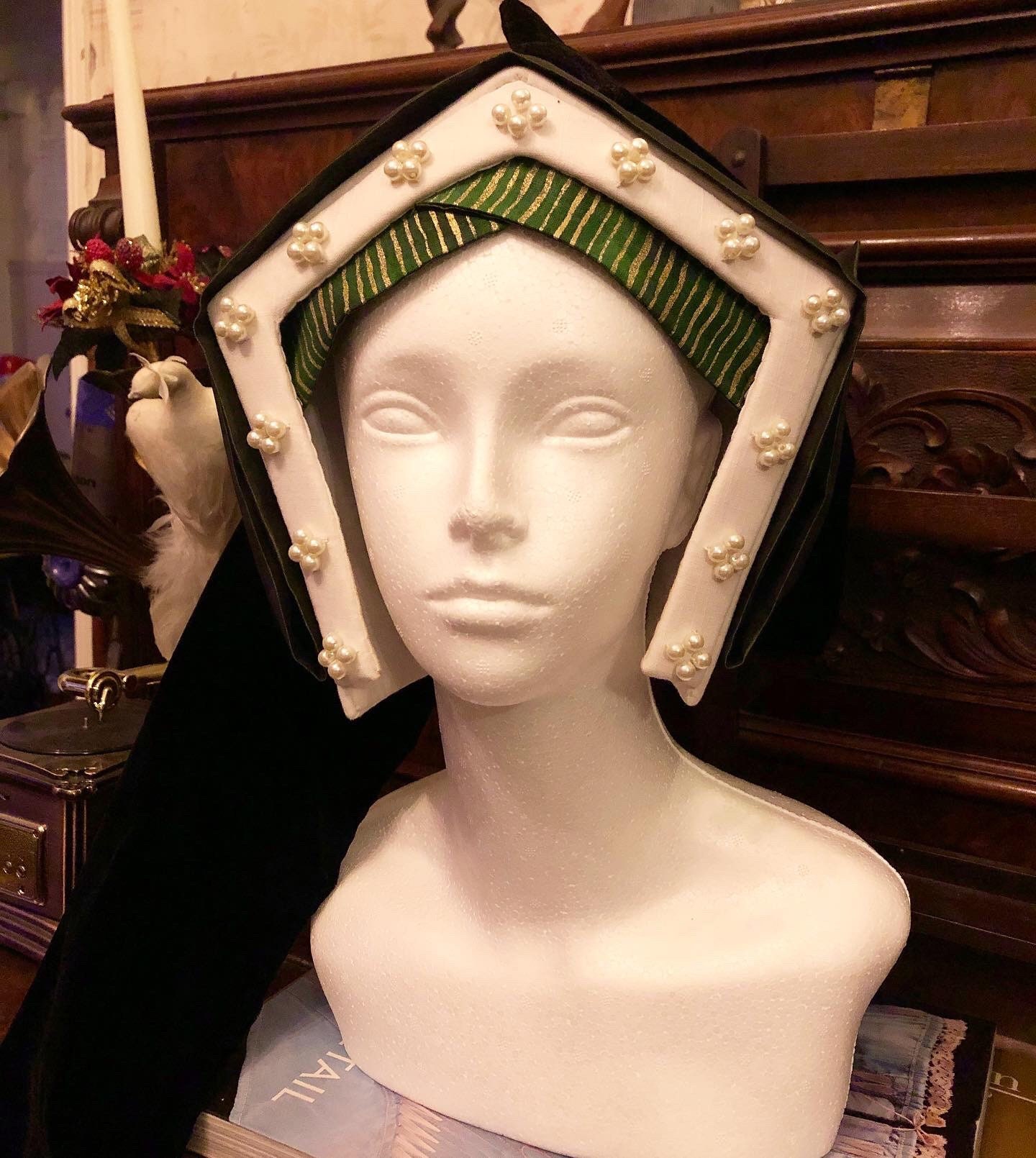 Tudor Gable Hood. Medieval Headdress. English Hood Etsy Australia