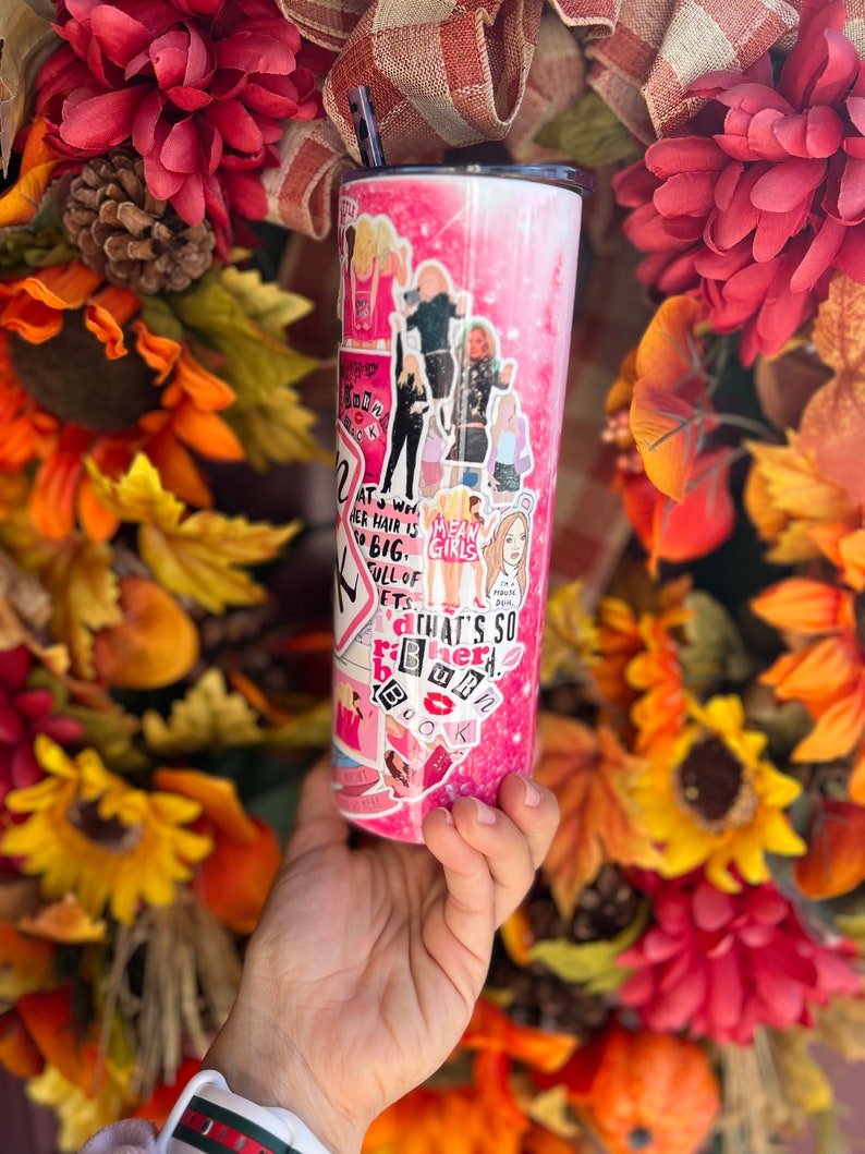 Mean Girls Tumbler Cute Tumbler Mean Girls Water Bottle Etsy