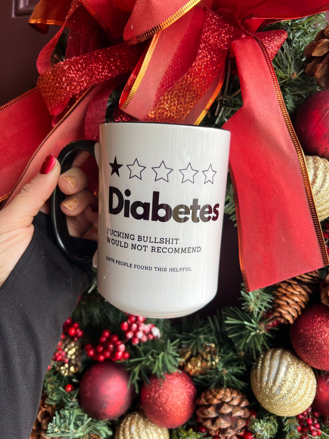 Funny Mug | Diabetes Mug | Mug for Friend | Mug for Him | Mug for Her ...