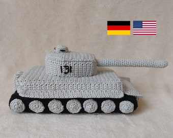 Crochet Pattern Tank Tiger I Amigurumi