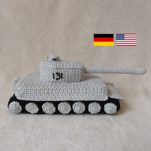 Crochet Pattern Tank Tiger I Amigurumi