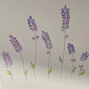 Anniversario di fiori ad acquerelli dipinti a mano, neonato, tutto può essere personalizzato