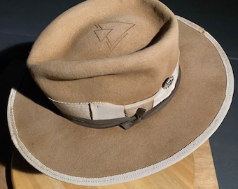 1940s Dapper Dobbs Fedora | Vintage 40s Chocolate Brown Fur 1940s Dapper Dobbs Fedora | Vintage 40s Chocolate Brown Fur