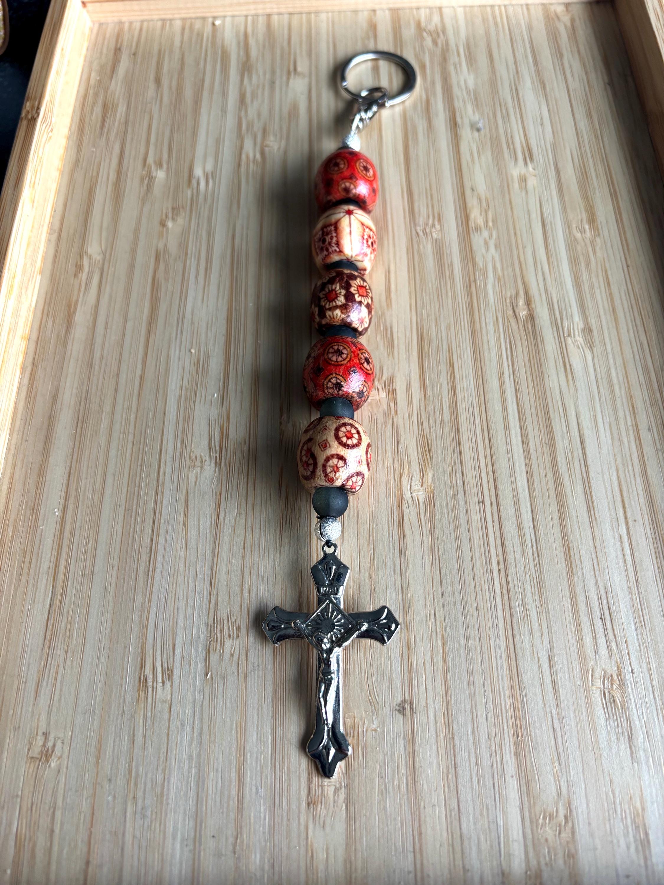 Pendentif Croix Argenté Tibétain Double Vajras - Bijou Fantaisie Unisexe, Alliage, Thème Religieux